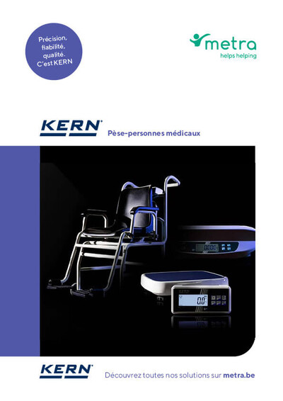 METRA catalogue KERN Pèse-personnes médicaux